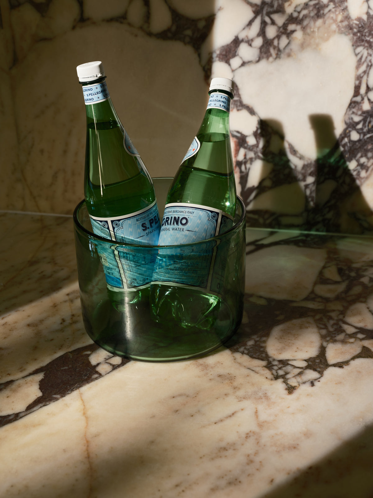 Green Glass Wine Cooler Medium