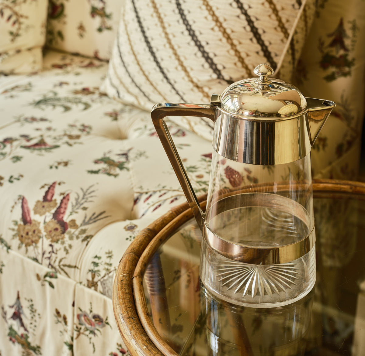 Large Early 20th Century Silver Plated Pitcher