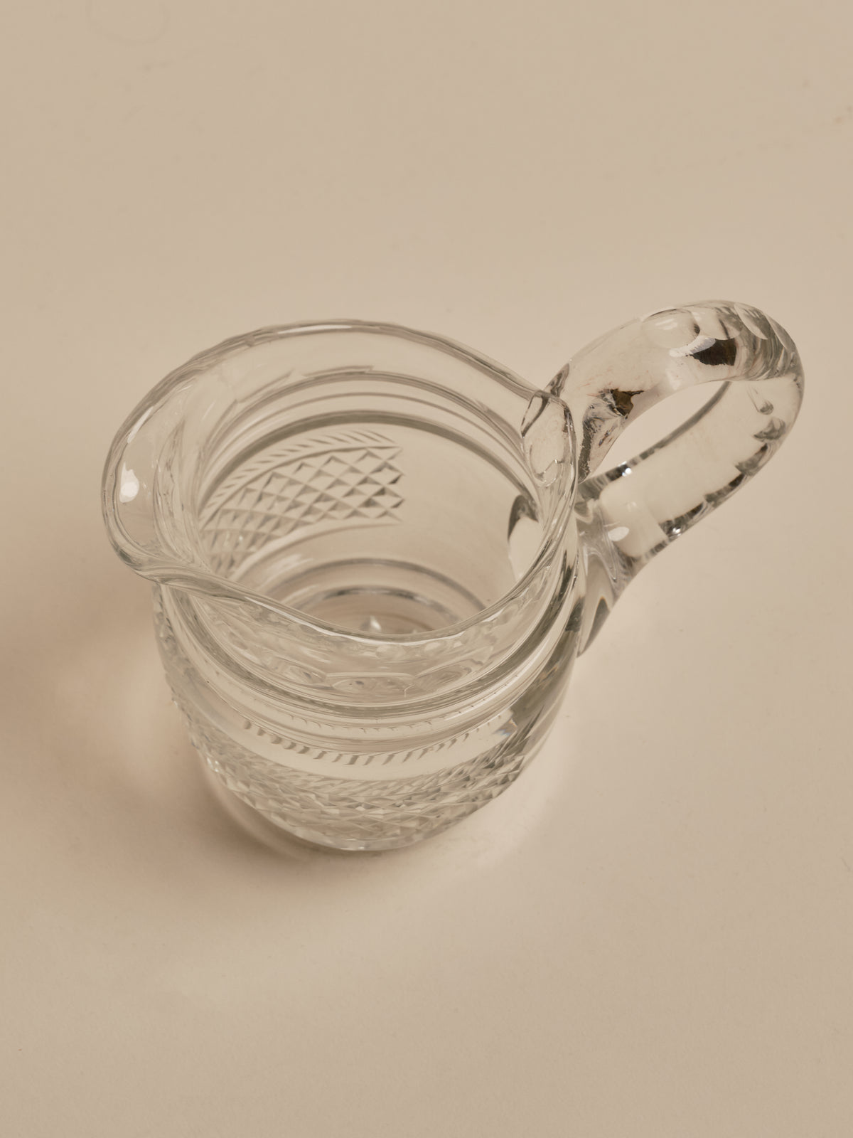Vintage Cut Glass Jug