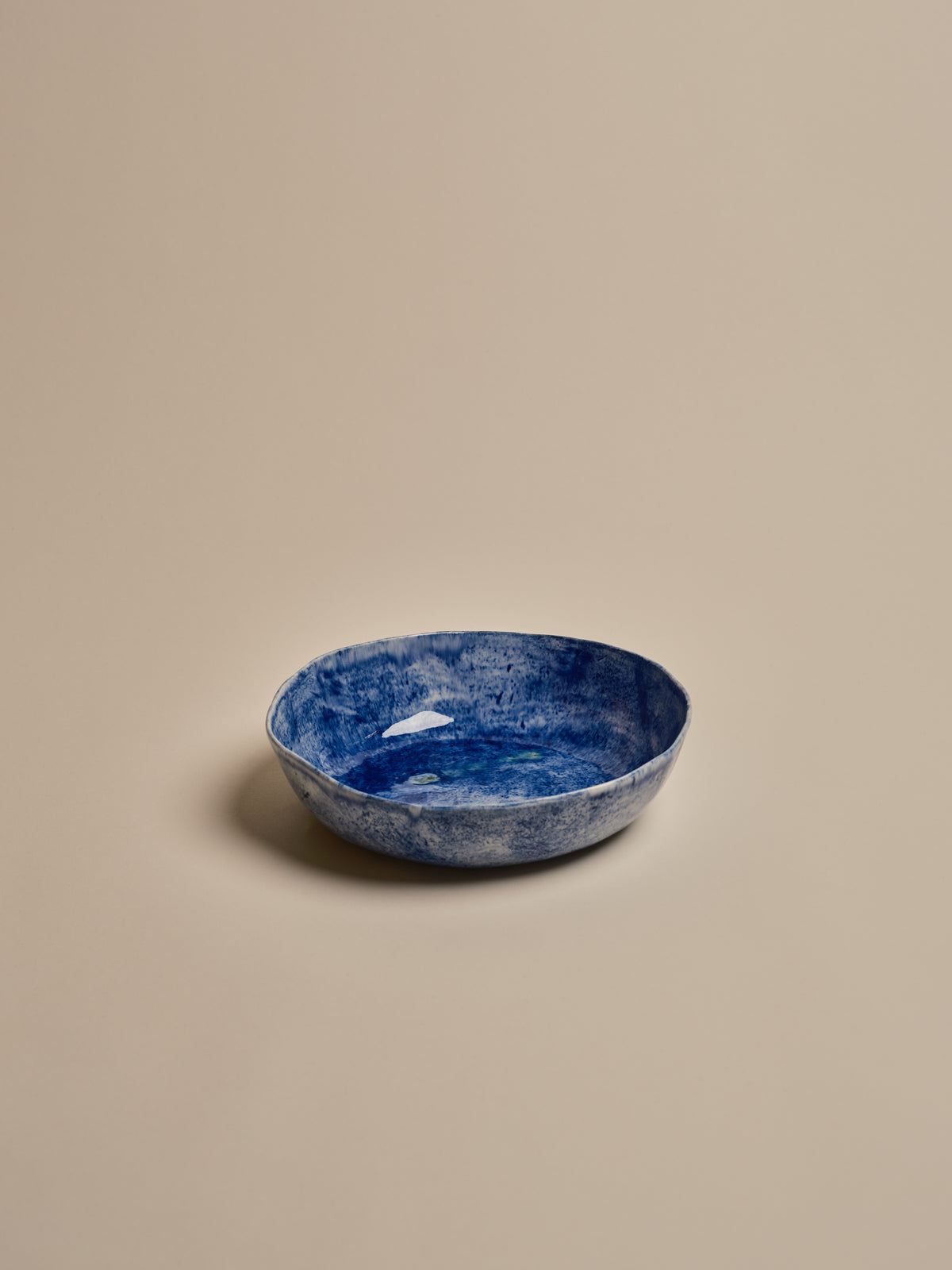 Denim Glaze Pasta Bowl