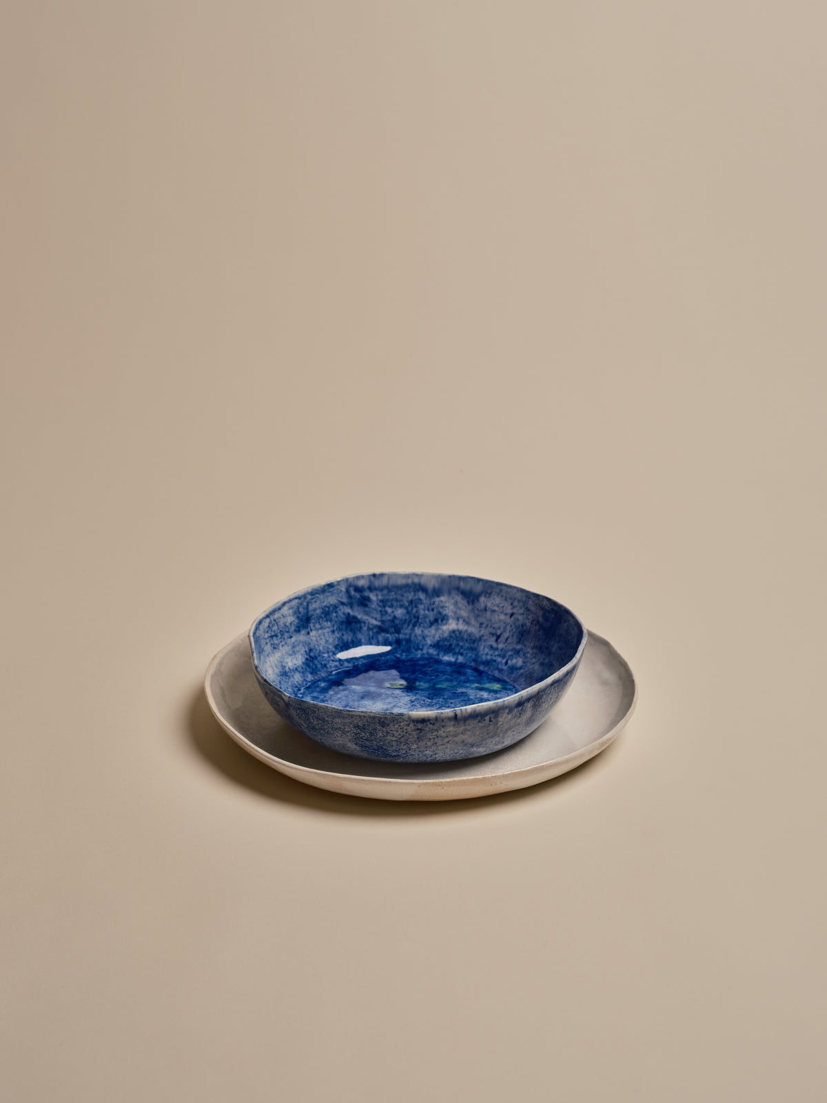 Denim Glaze Pasta Bowl