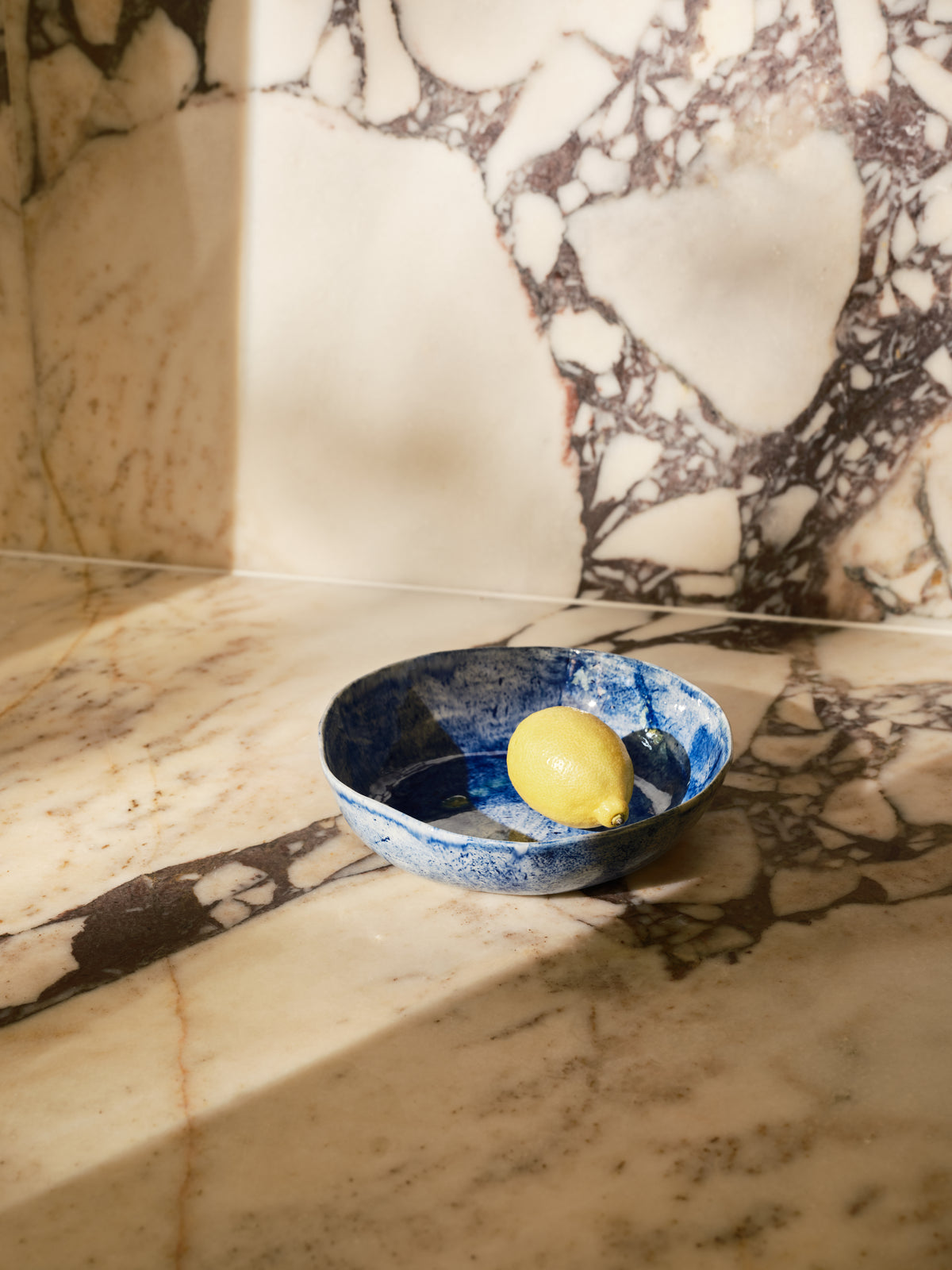 Denim Glaze Pasta Bowl