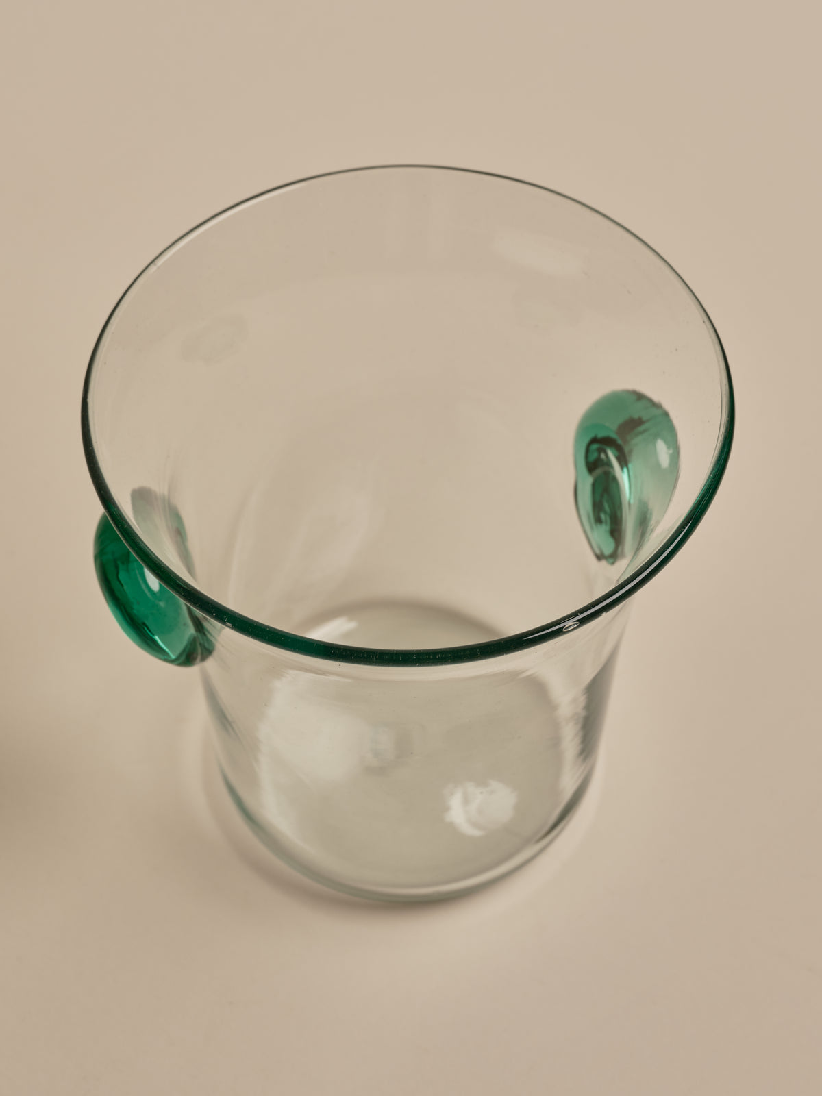 Ice Bucket: Clear & Green