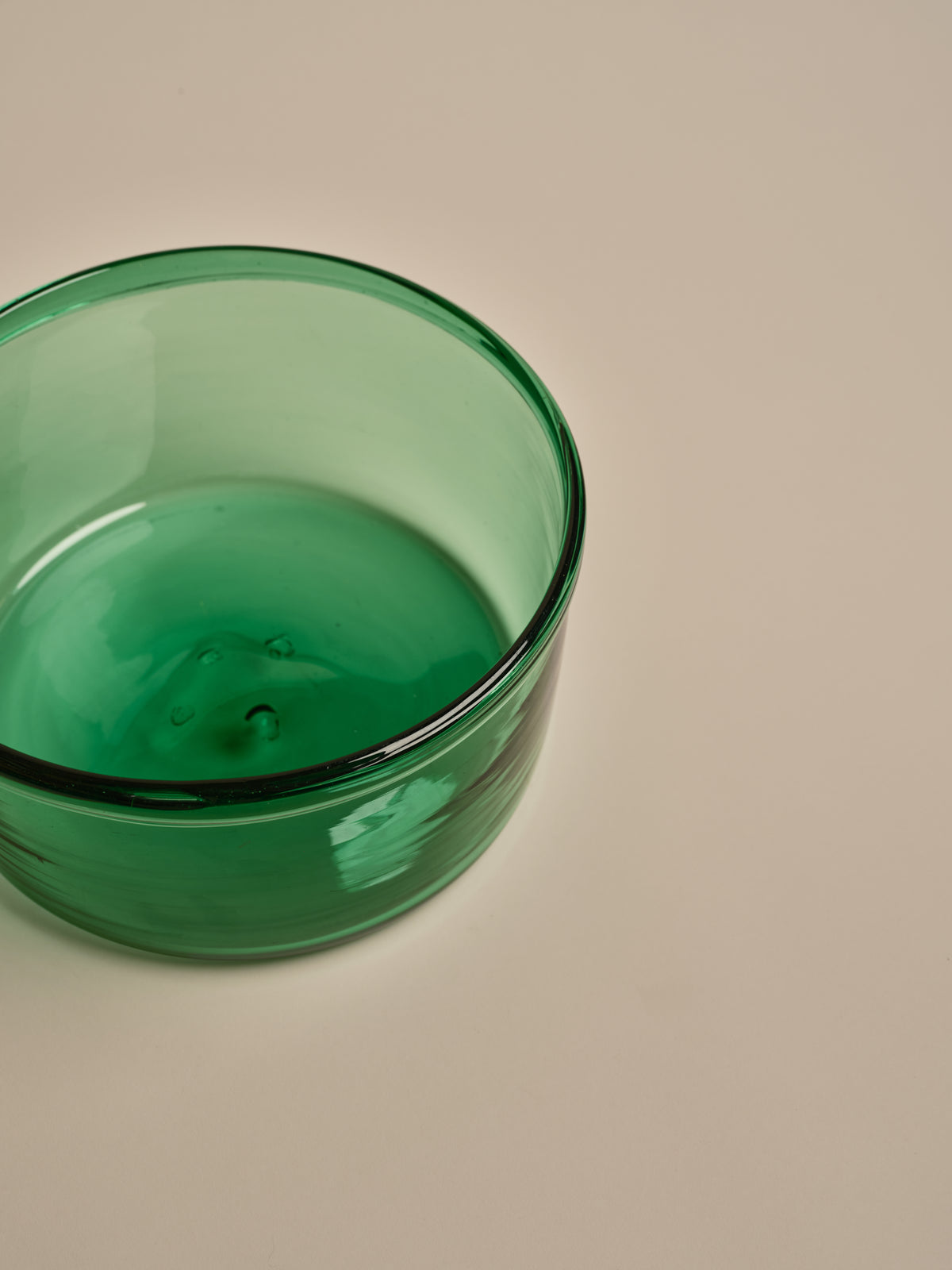 Green Glass Wine Cooler Large