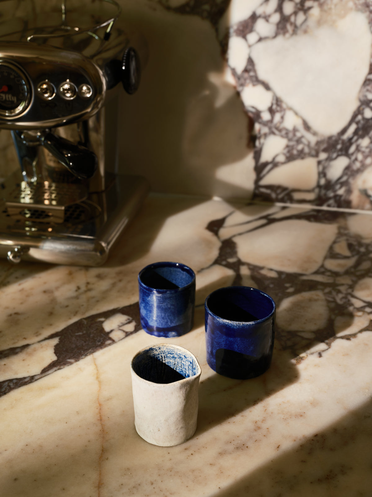 Cobalt Blue Coffee Cups