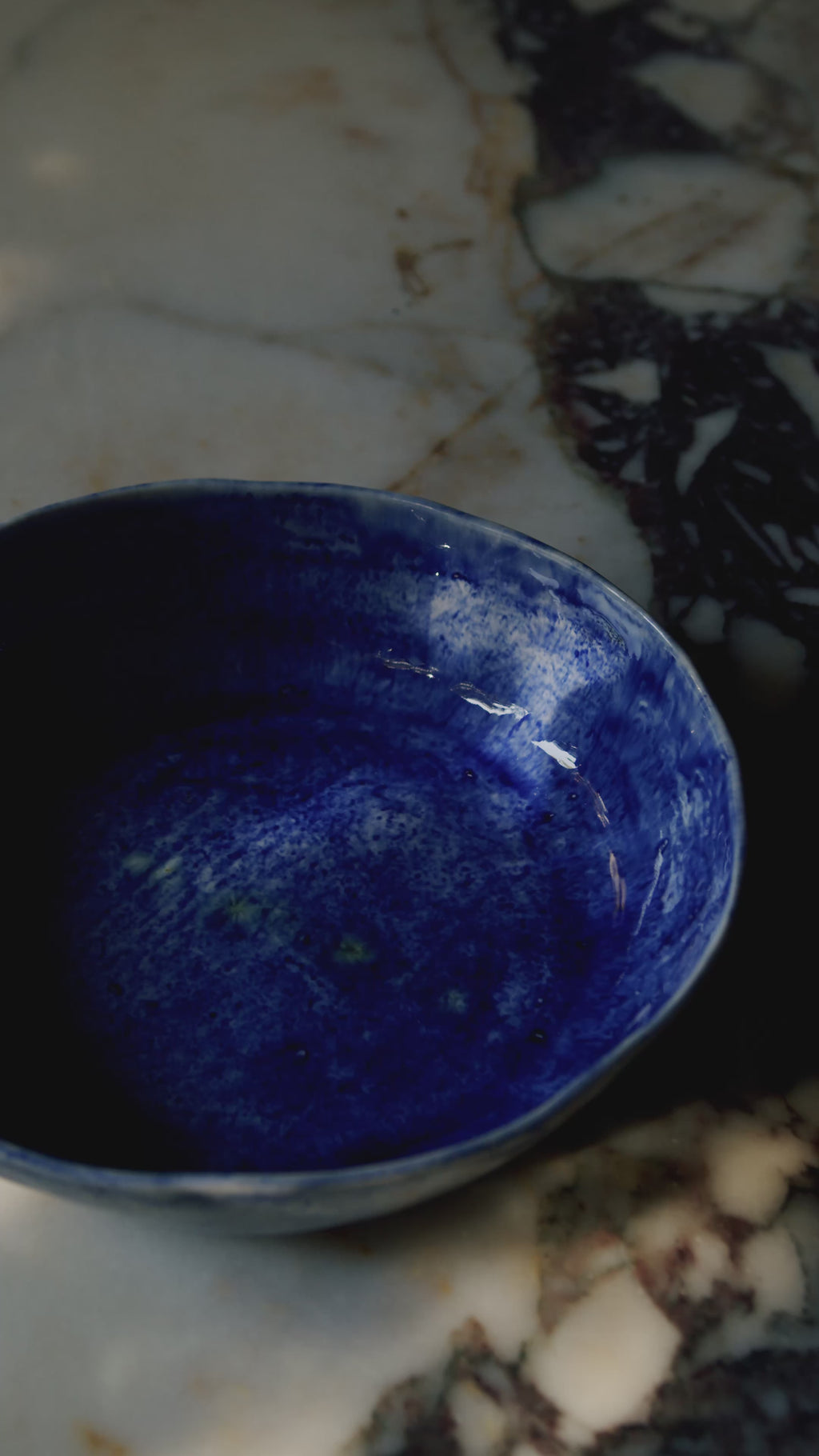 Denim Glaze Pasta Bowl