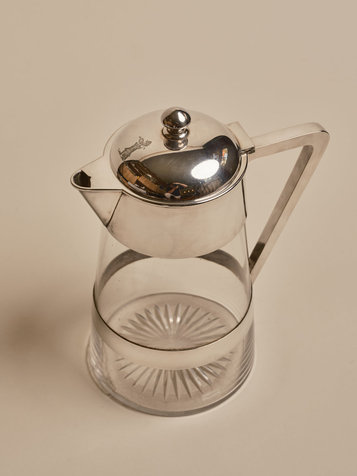 Large Early 20th Century Silver Plated Pitcher