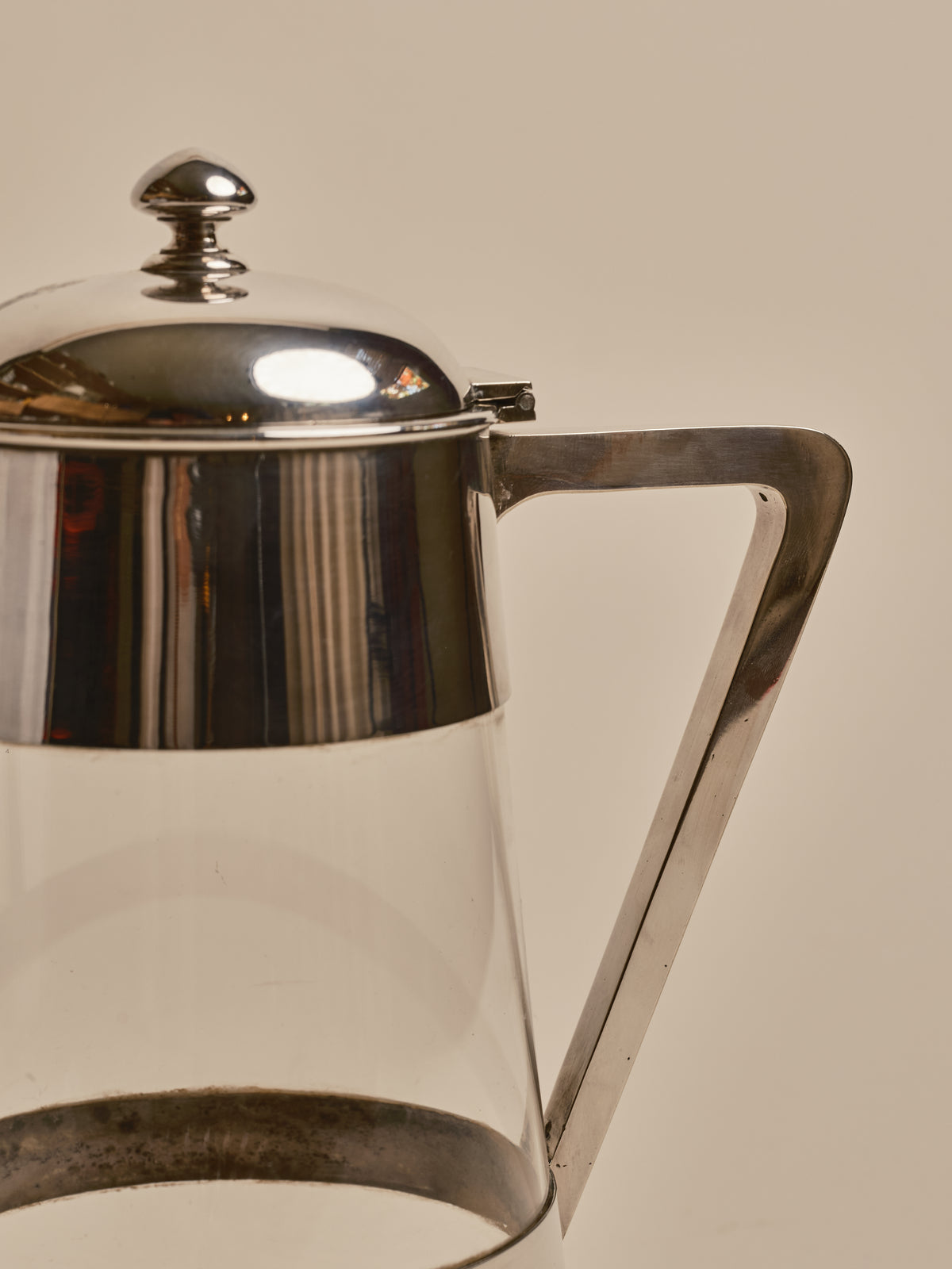 Large Early 20th Century Silver Plated Pitcher