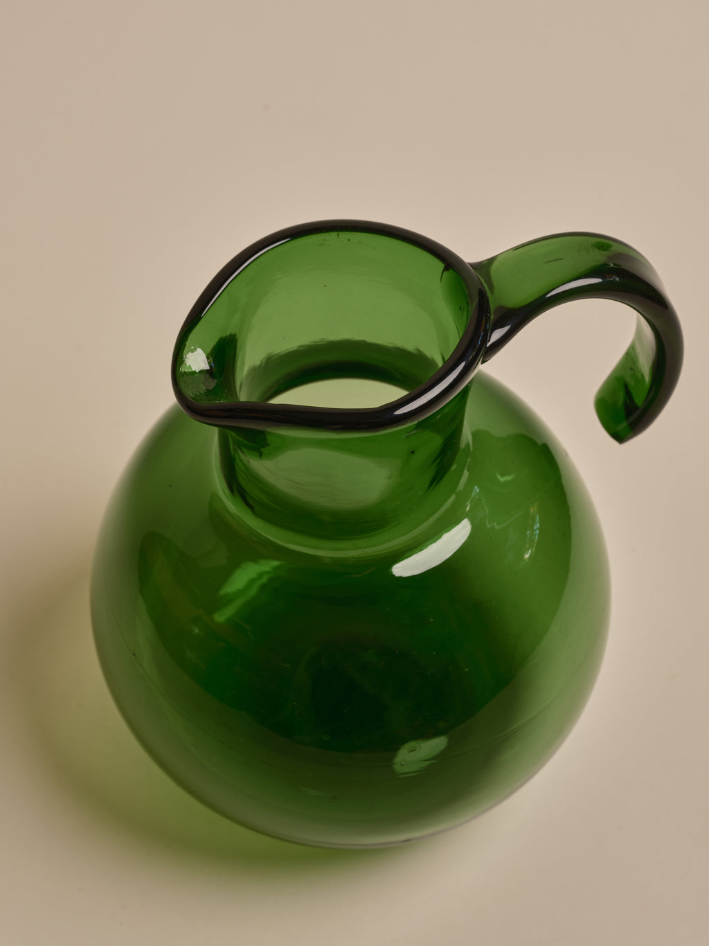 Vintage Green Empoli Jug