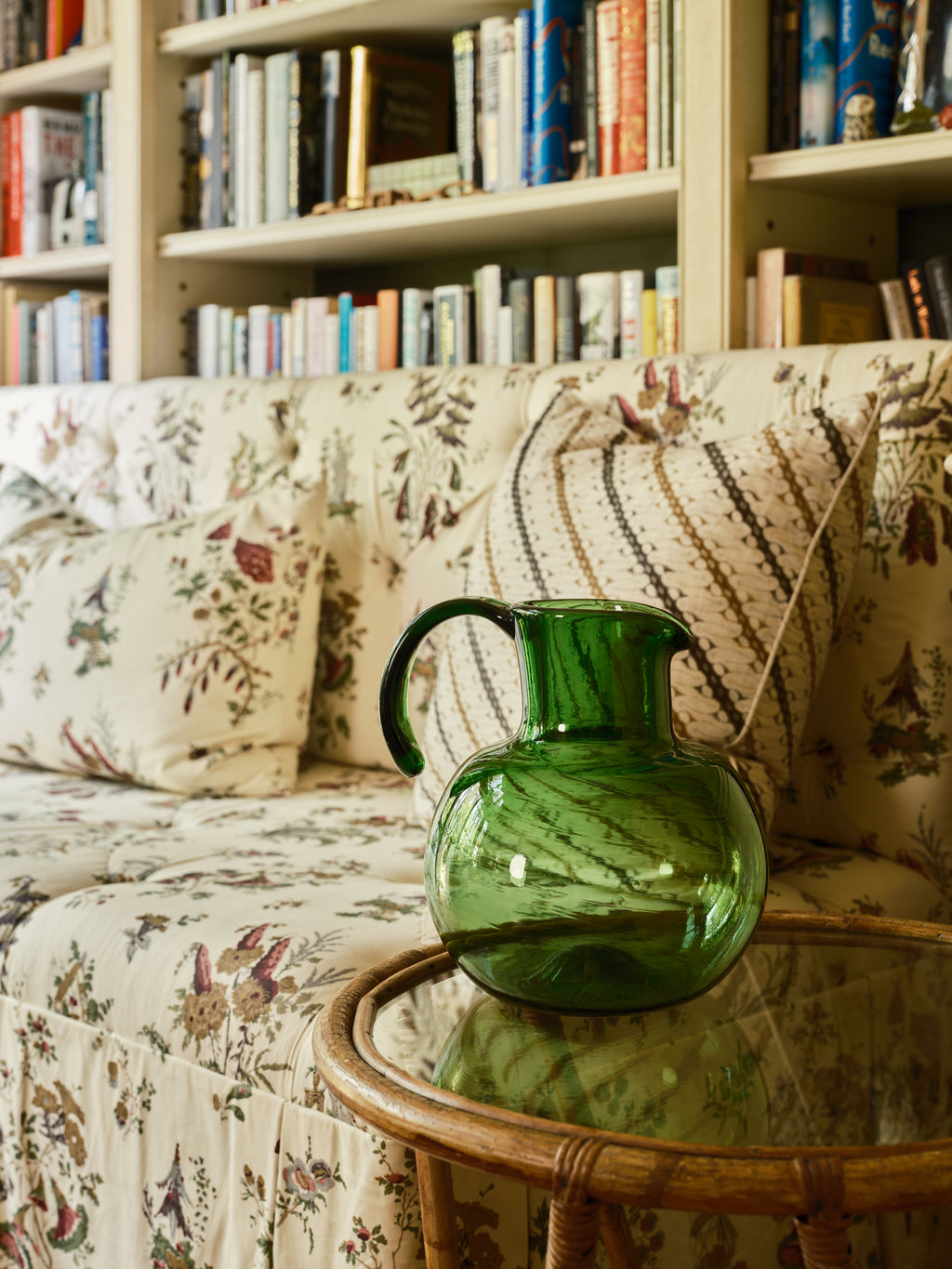 Vintage Green Empoli Jug