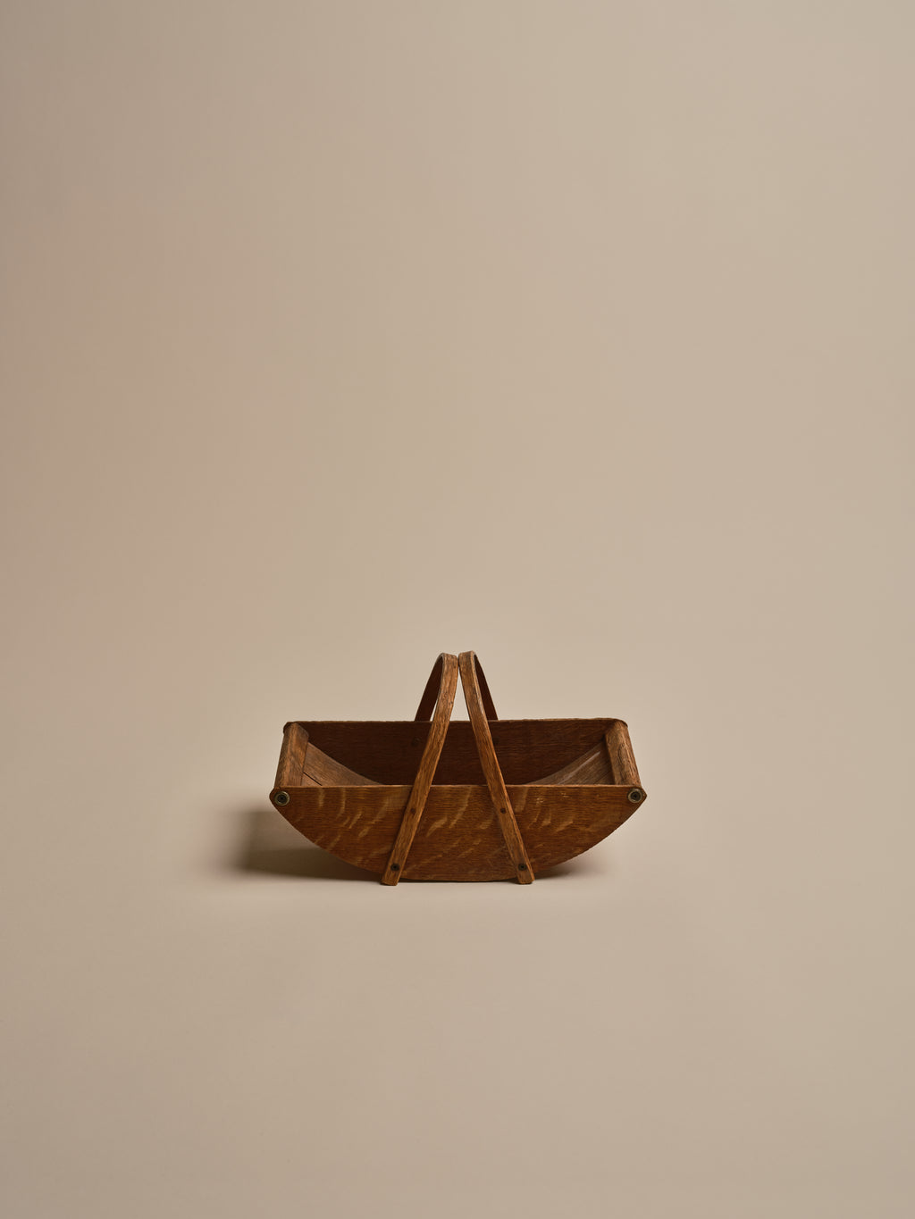 Vintage Mini Wooden Trug Basket