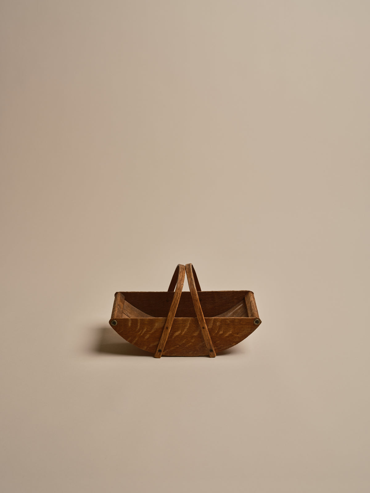 Vintage Mini Wooden Trug Basket