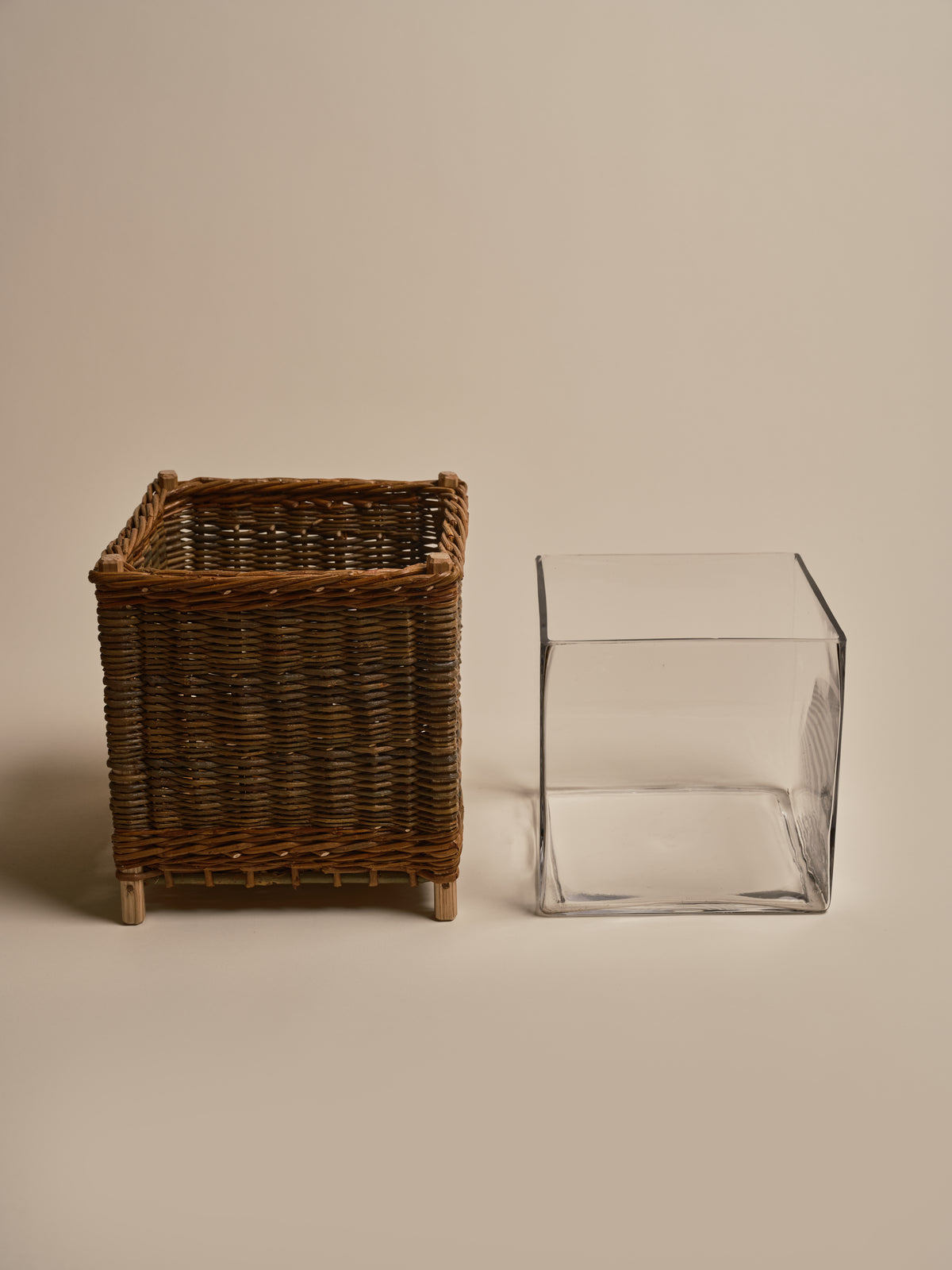 Wicker Cache Pot