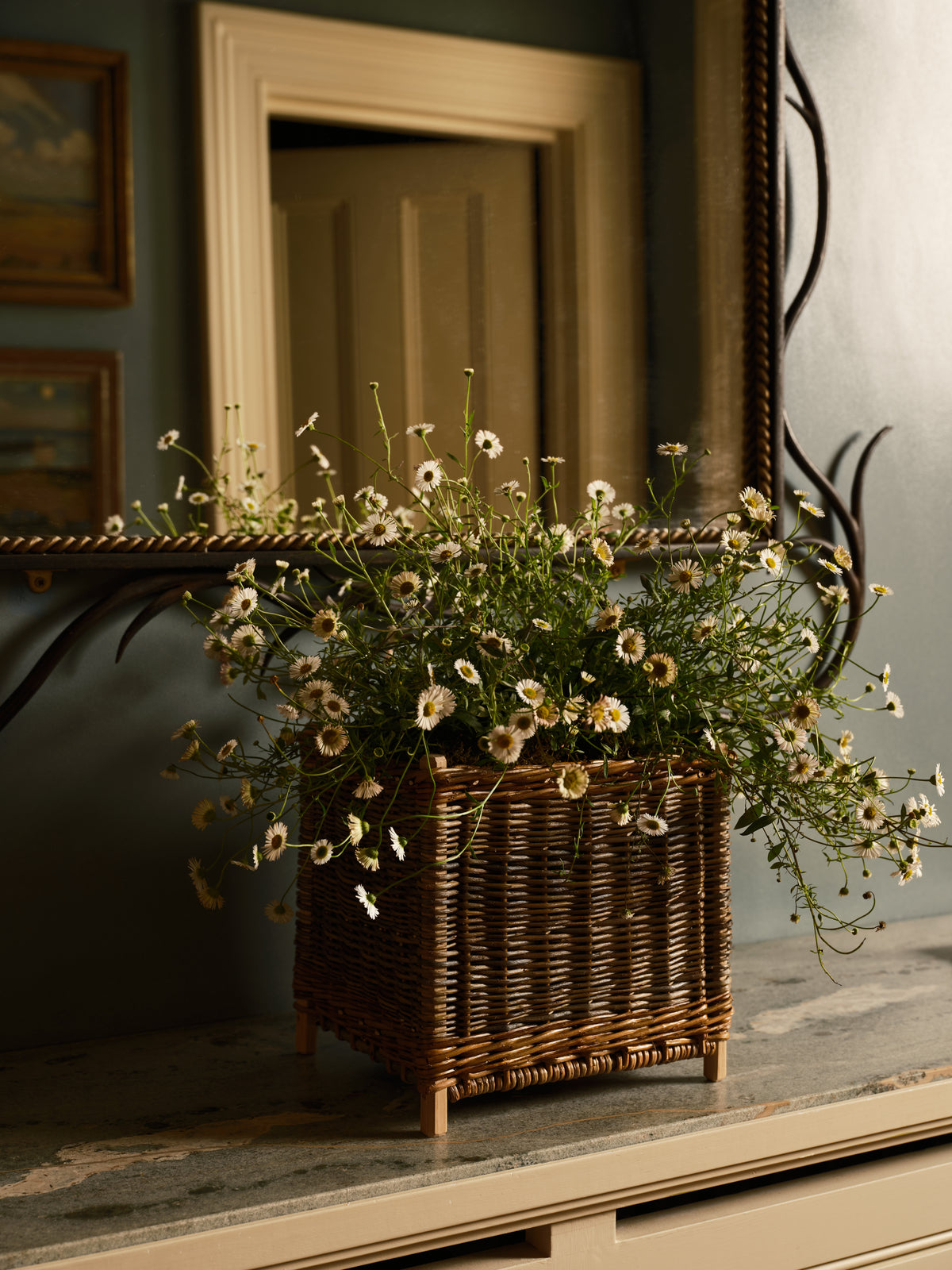 Wicker Cache Pot